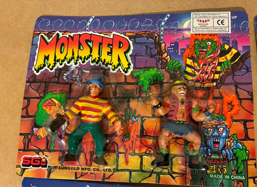 MONSTER Sungold Mini Figures pvc FULL SET ALL 12 Ko Toy Horror MOC