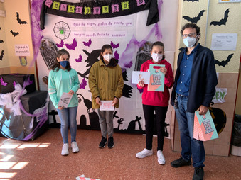 Entrega de premios de los micro-relatos de Halloween