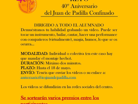Reto 40º Aniversario del Juan de Padilla