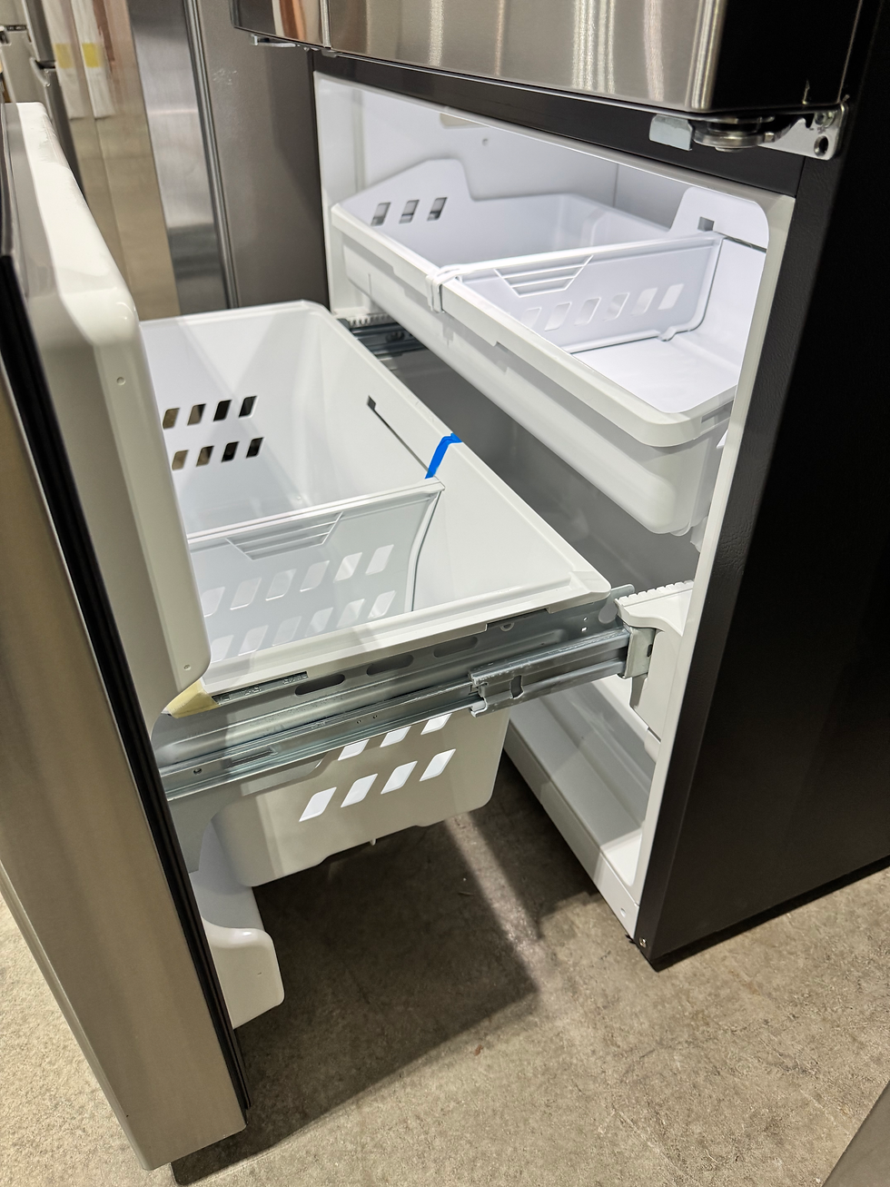 Thumbnail: GE Counter-Depth FingerPrint Resistant Stainless Steel French Door Refrigerator