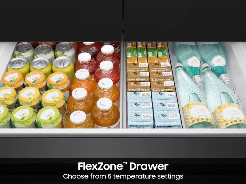 Thumbnail: Bespoke 4-Door French Door Refrigerator 29cuft, Beverage Center (RF29BB86004MAA)