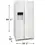 Thumbnail: Frigidaire 22.3 Cu. Ft. 33" Wide Side-by-Side Refrigerator with Water and Ice