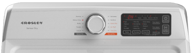 Thumbnail: Crosley Top Load Washer with Agitator and Dryer Set in White