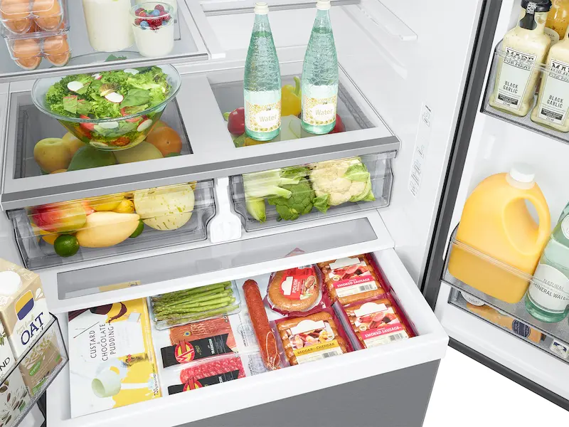 Thumbnail: 32 cu. ft Mega Capacity 3-Door French Door Refrigerator with Dual Auto Ice Maker