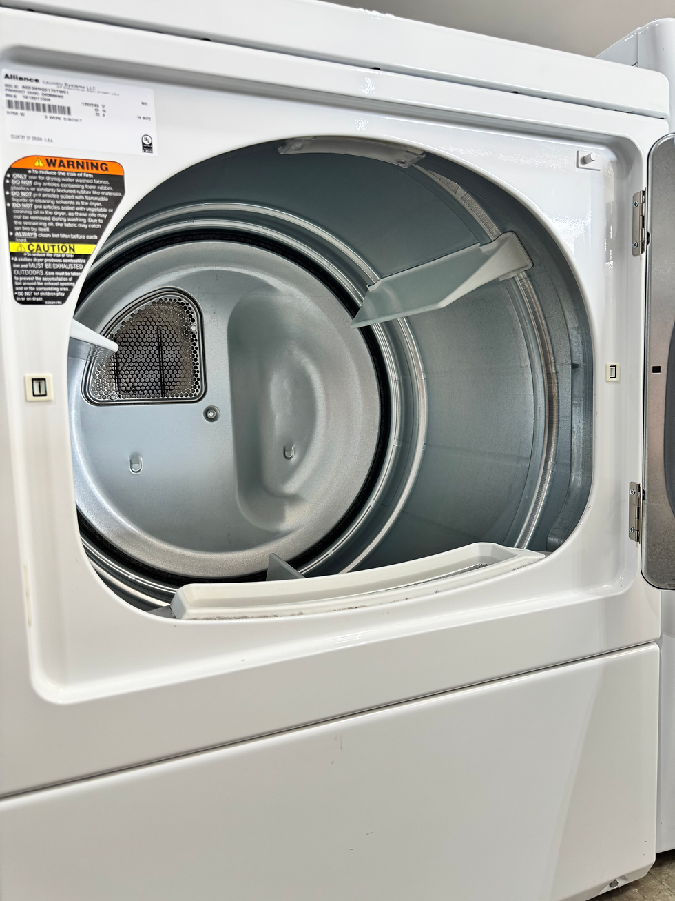 Thumbnail: Speed Queen Commercial Grade Top Load Washer and Dryer Set in White