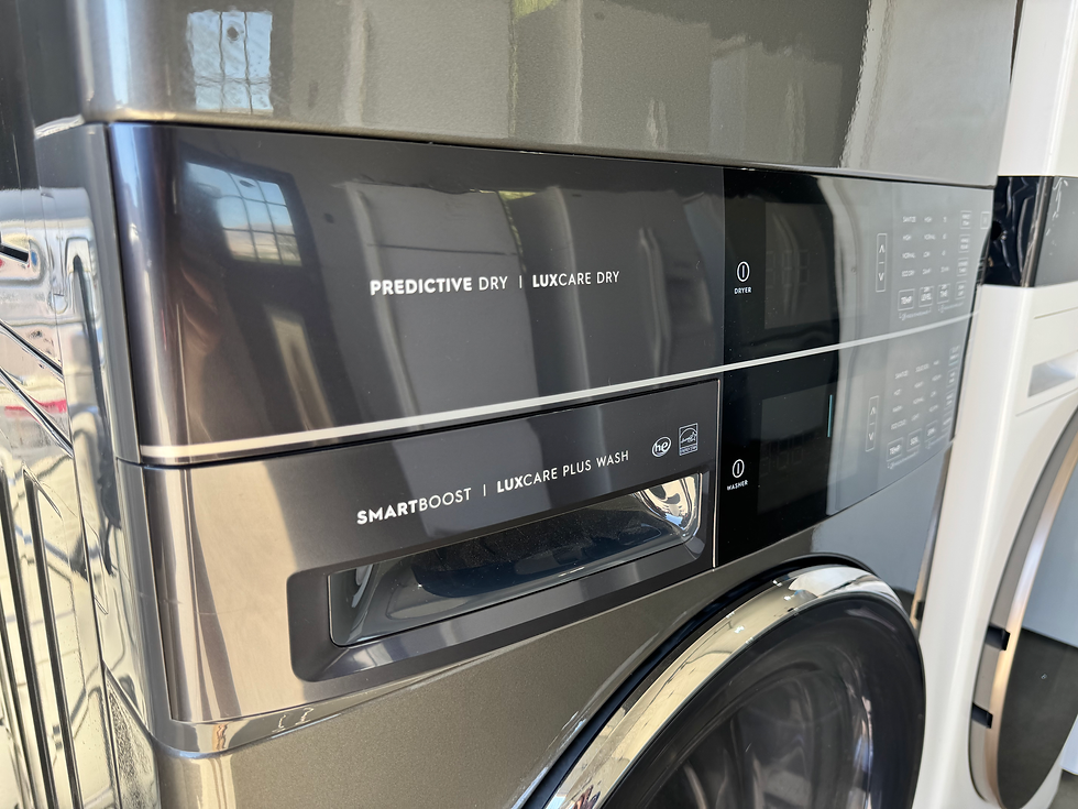 Thumbnail: Electrolux 4.5 cu ft Stacked Washer and 8.0 cuft Dryer Laundry Tower in Titanium