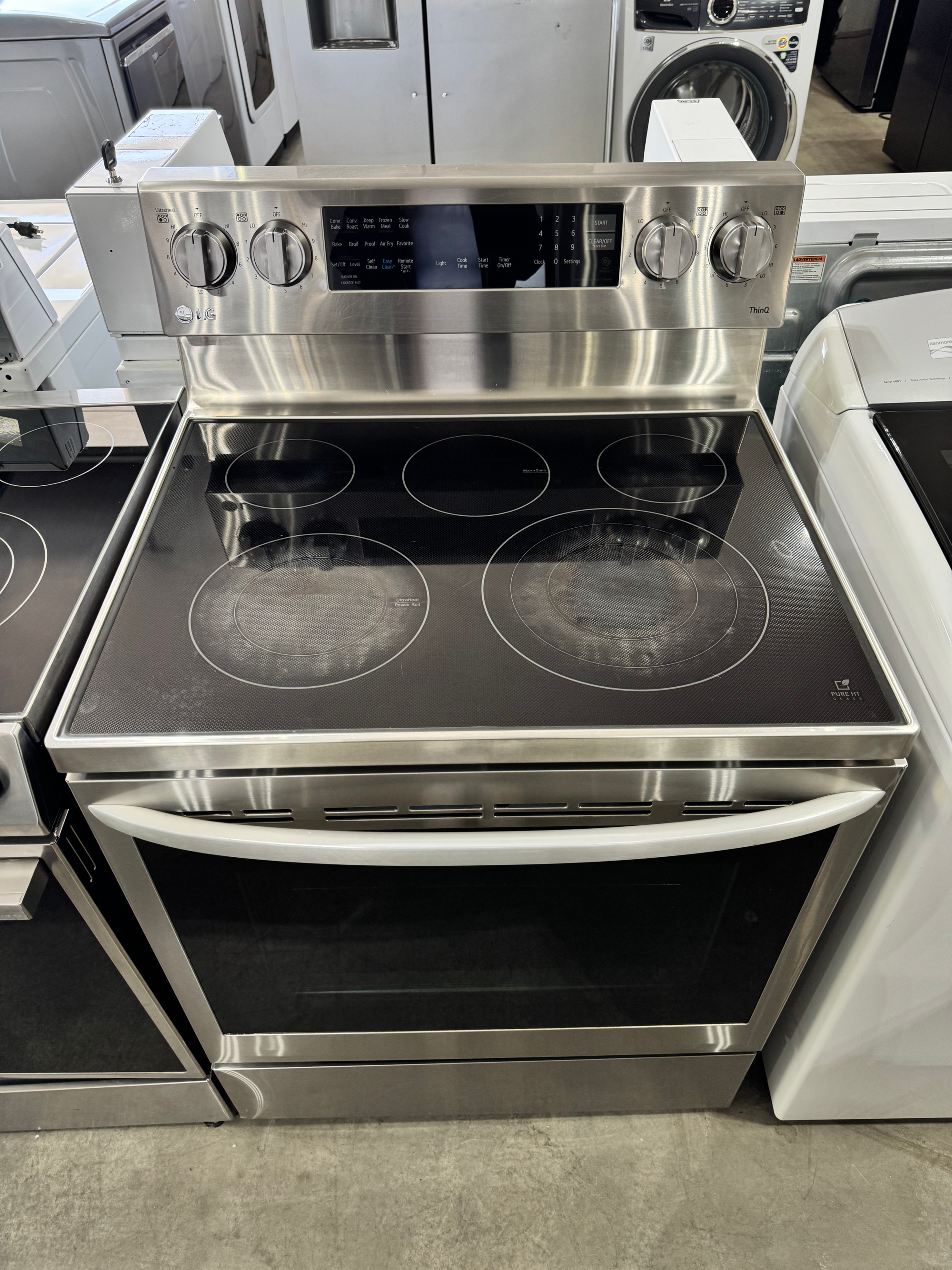 LG 6.3 Cu Ft True Convection Range with No Preheat Air Fry