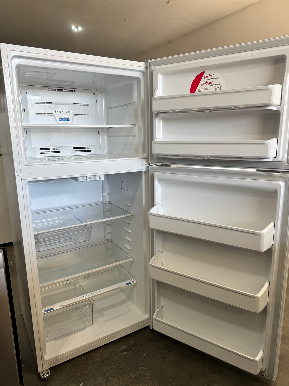 Thumbnail: Frigidaire 18 Cu. Ft. Garage Ready Top Freezer Refrigerator in White