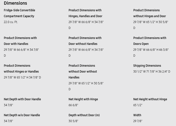 Thumbnail: 22 Cu Ft 30" Wide 3-Door French Door Refrigerator in Stainless Steel RF22A4221SR