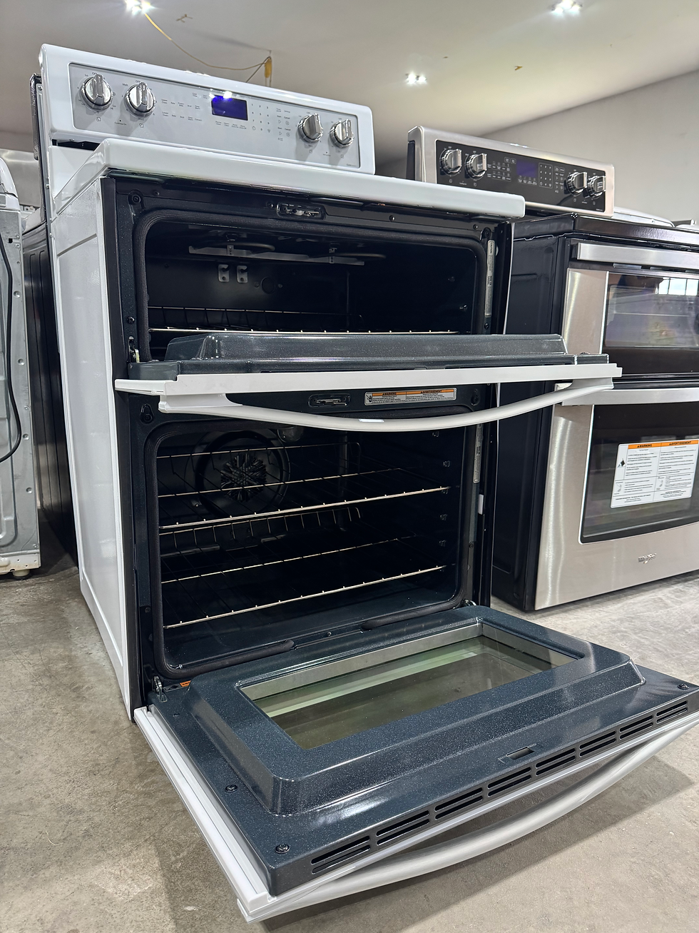 Thumbnail: Whirlpool 6.7 Cu. Ft. Electric Double Oven Range with True Convection