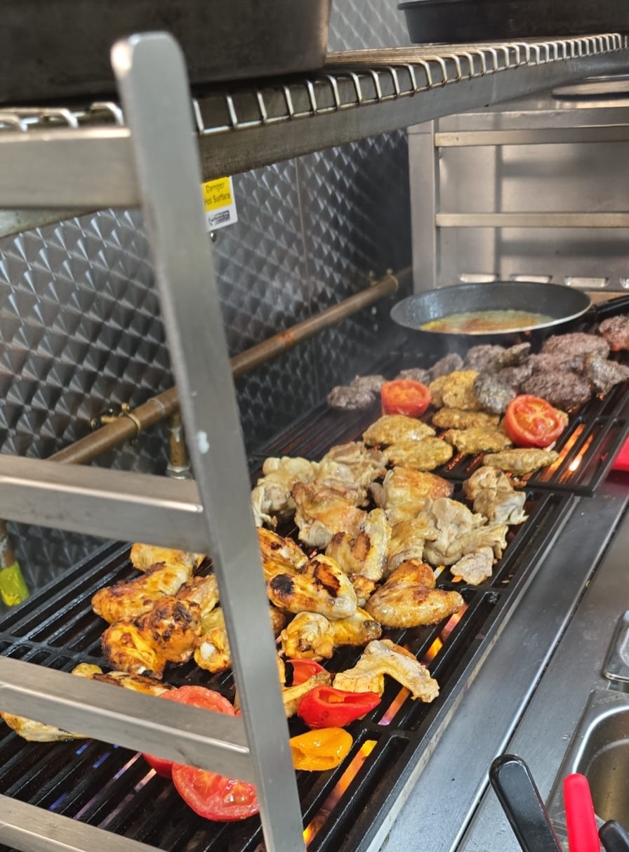 Arranged Food and Objects