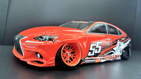 レクサスボディー TT-8298 LEXUS IS F SPORT TRD ver. 透明ポリカボディー | Tetsujin Shop