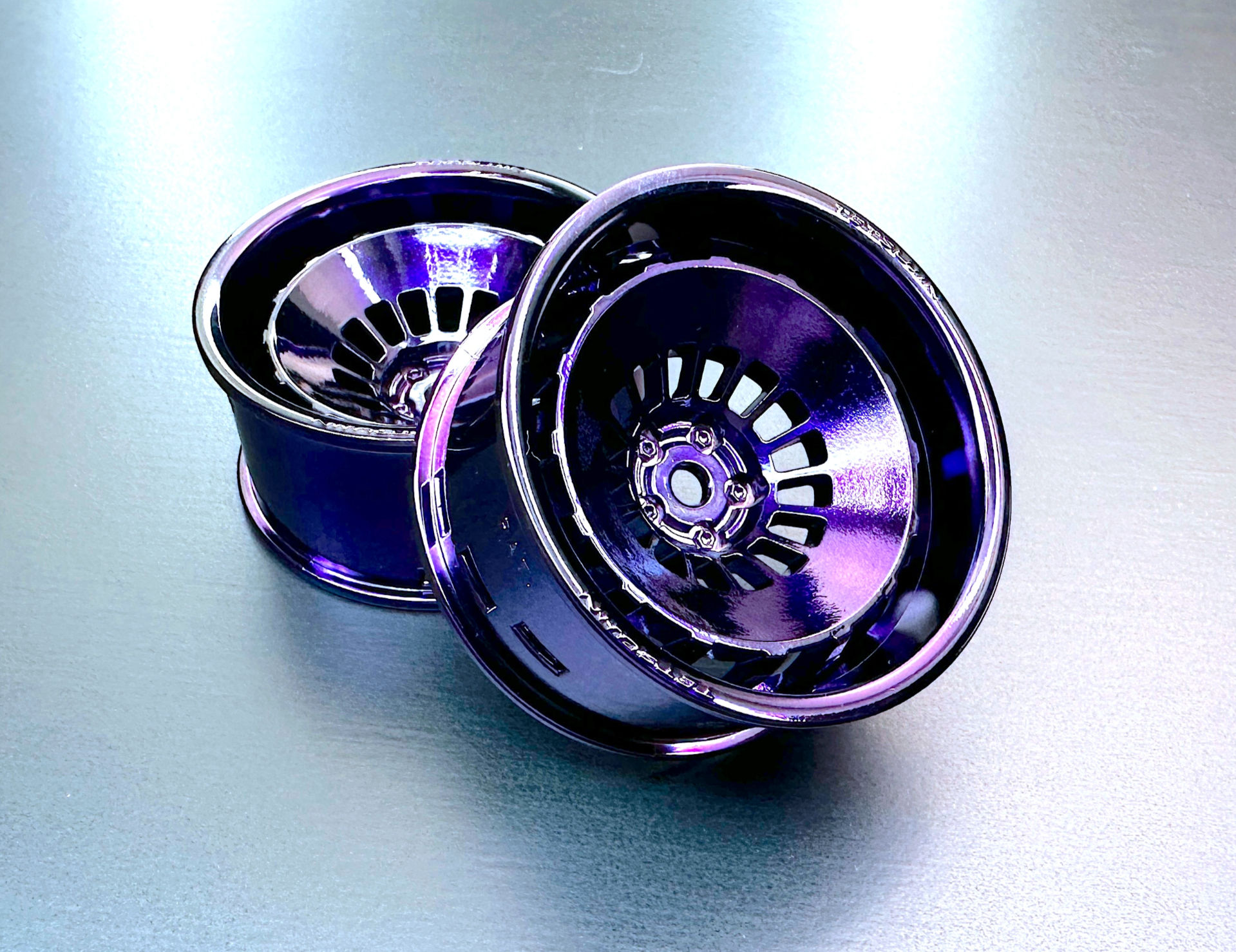 TT-8546　 ボーラー(クロムパープル)　＋　RIM-02（クロムパープル）