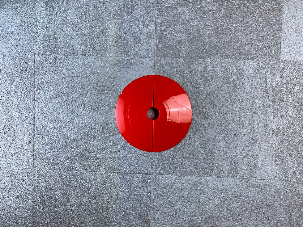 Thumbnail: TT-7214　TETSUJIN　カーブシステム／赤（マーカー）エンドパーツ　５ピースセット