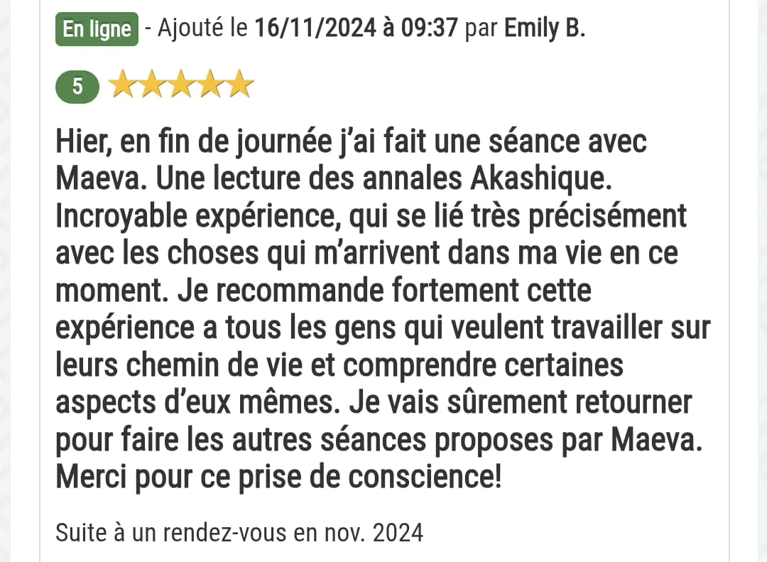 Avis 5 étoiles de Haykel B.