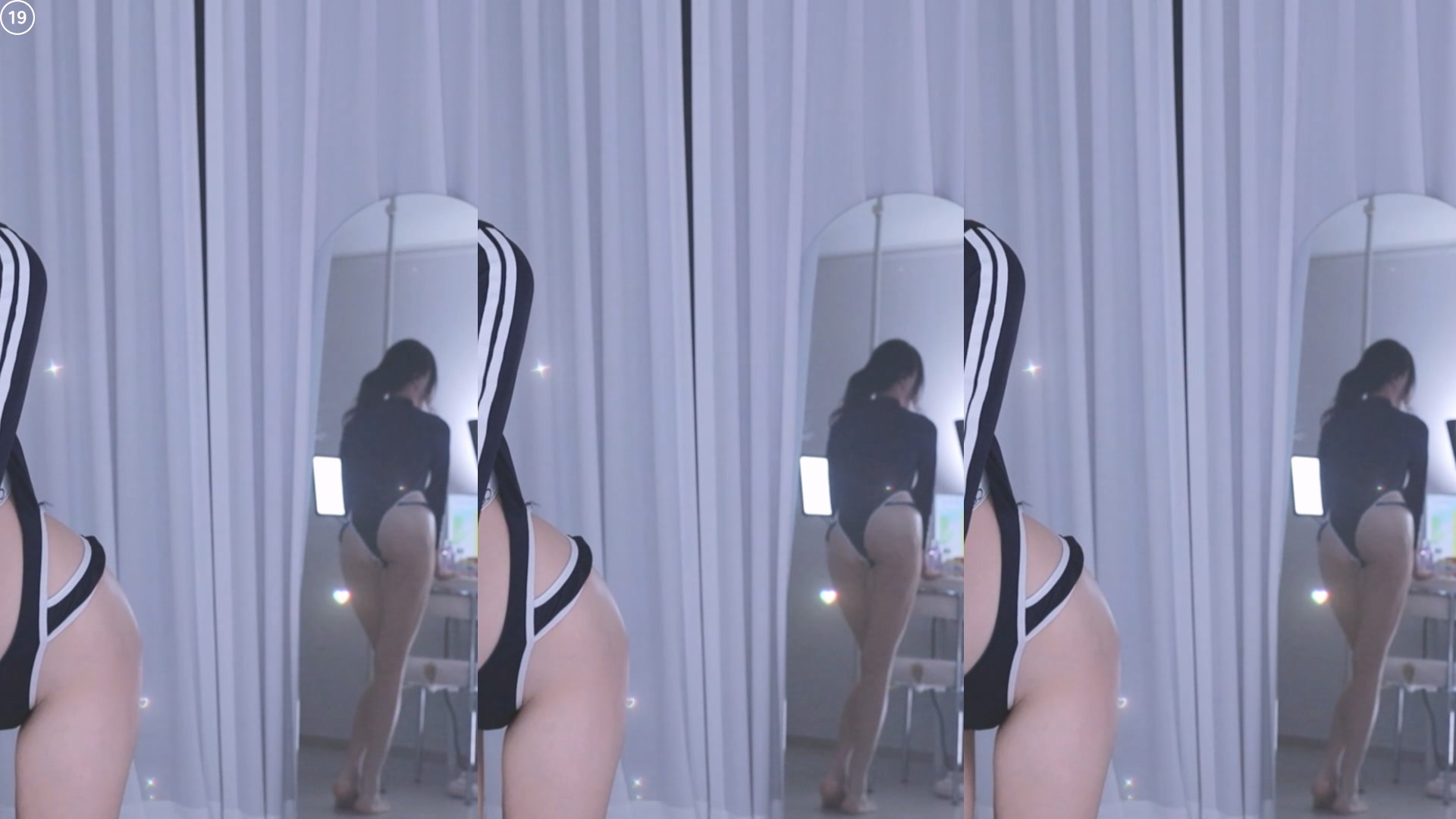 고혜지 전매특허 하이레그 뒤태 지림