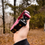 Thumbnail: Wine red and black adjustable biothane dog collar