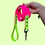 Thumbnail: Peony Grove duo tone BioThane® leash in pink and green with brass hardware on a neutral background.