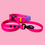 Thumbnail: Pinky BioThane® Leash paired with a matching pink collar.
