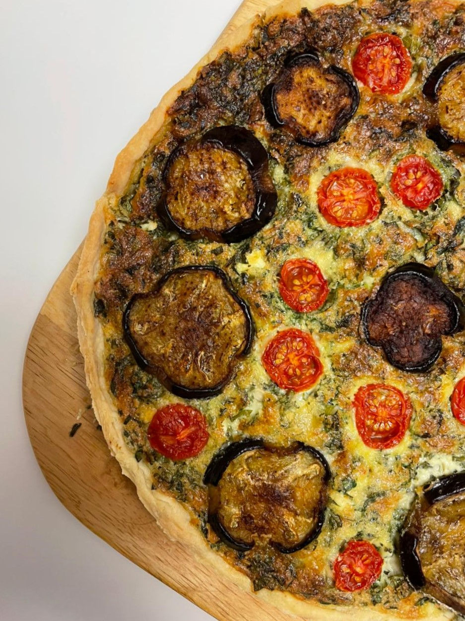 Eggplant Quiche