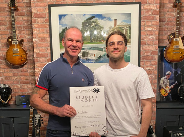 Cannock Guitar Lessons. Jack Edwards Guitar Tuition. Staffordshire Guitar Lessons. 