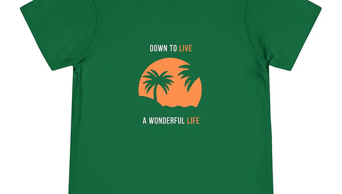 Toddler Down To Live A Wonderful Life