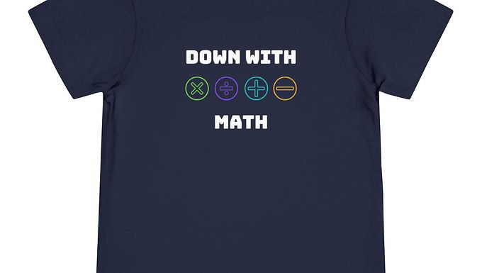 Toddler Down With Math