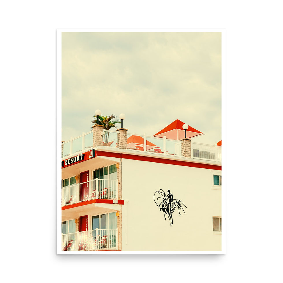 Thumbnail: wildwood nj hotel art print