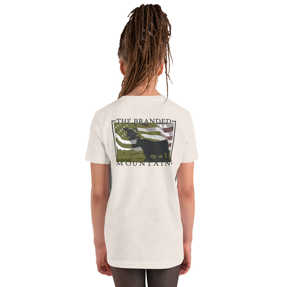 Thumbnail: Youth The American Angus Bull T-Shirt