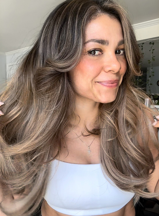 Seamless hair extensions for thin or short hair in Clarksburg Maryland