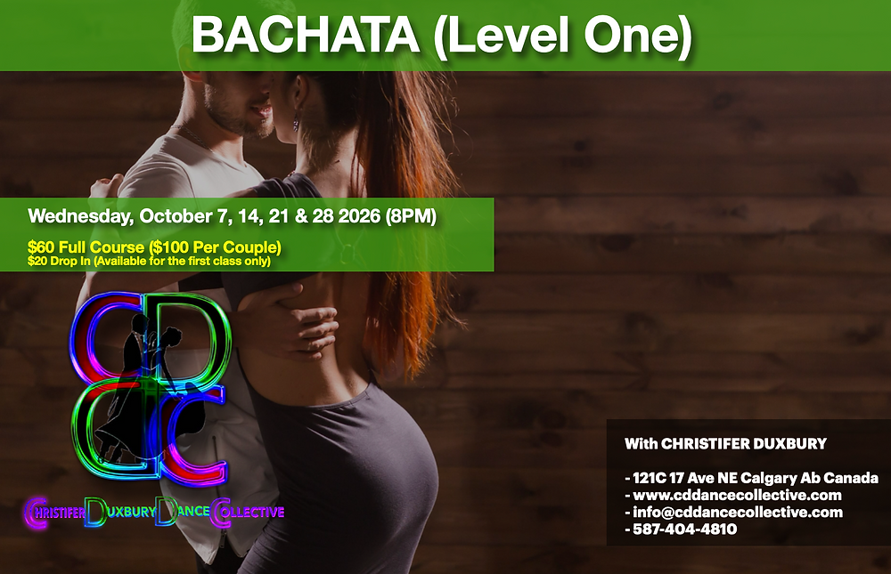 Swing dancers and event information for an upcoming swing dance class with Christifer Duxbury Dance Collective