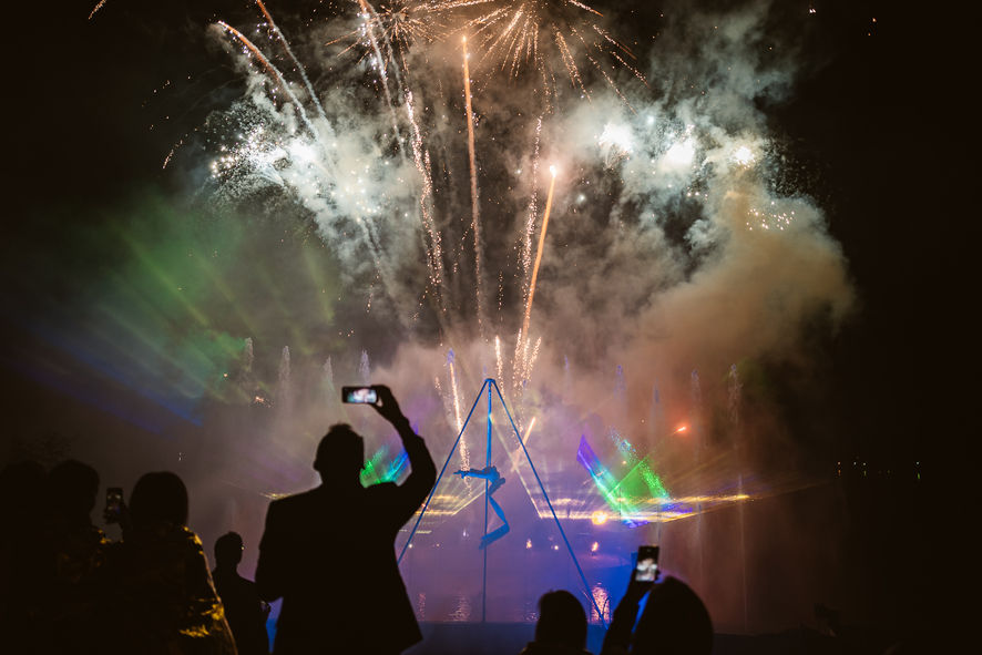 Raiffeisenbank ErfolgscupP Scalaria Wasserschild Mapping Projektion