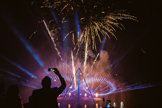 Raiffeisenbank ErfolgscupP Scalaria Wasserschild Mapping Projektion