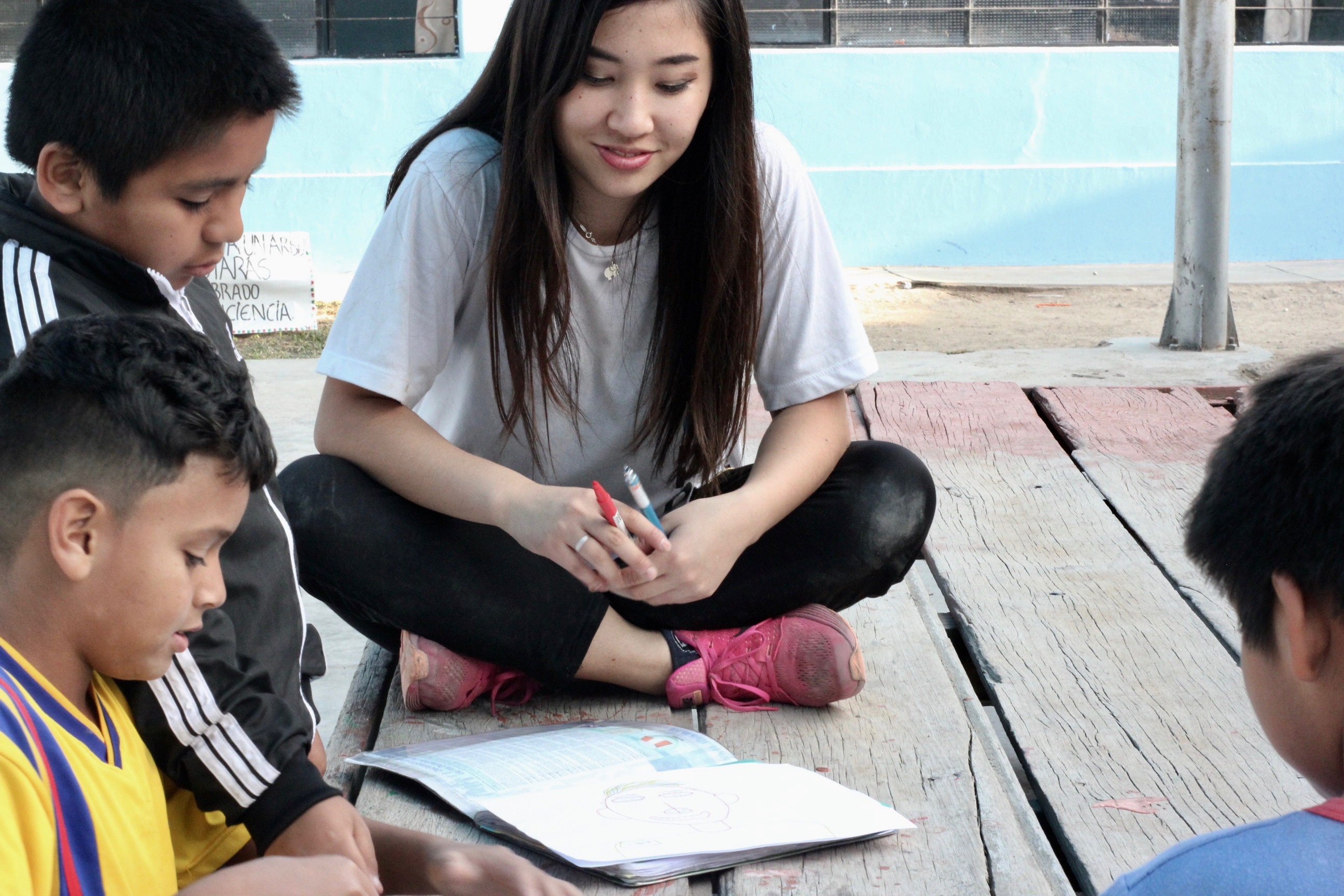 Kazuna Yamamoto leading workshops