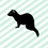 Thumbnail: Ferret Silhouette, Ferret Parent, Ferret Daddy, Ferret Mom, Mother of Ferrets