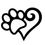 Thumbnail: Paw Print Heart, Pet Love Heart, Pet Adoption Awareness, Adopt Dont Shop