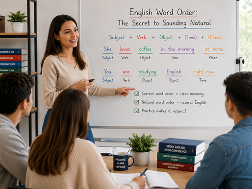 English Word Order: The Secret to Sounding Natural