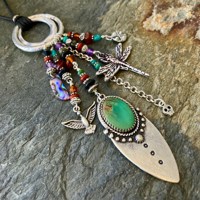 Dragonfly Medicine + Talisman Necklace