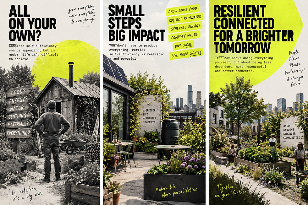 What If Self Sufficiency Could Meet Modern Life Half Way While Encouraging Social Connection and Community? Resilence is the Answer!