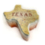 Thumbnail: Texas shaped metal tin filled with candied nuts
