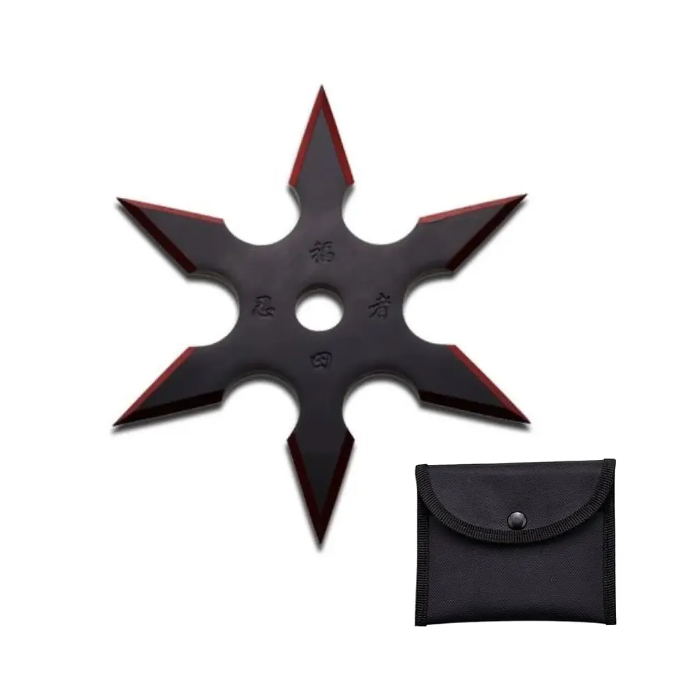 Thumbnail: 4-INCH 6 Points Throwing Star with Pouch