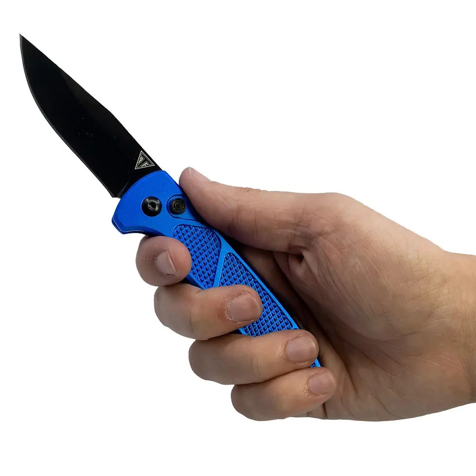 Thumbnail: 7.75" Automatic Spring Assisted Knife with Drop Point Blade