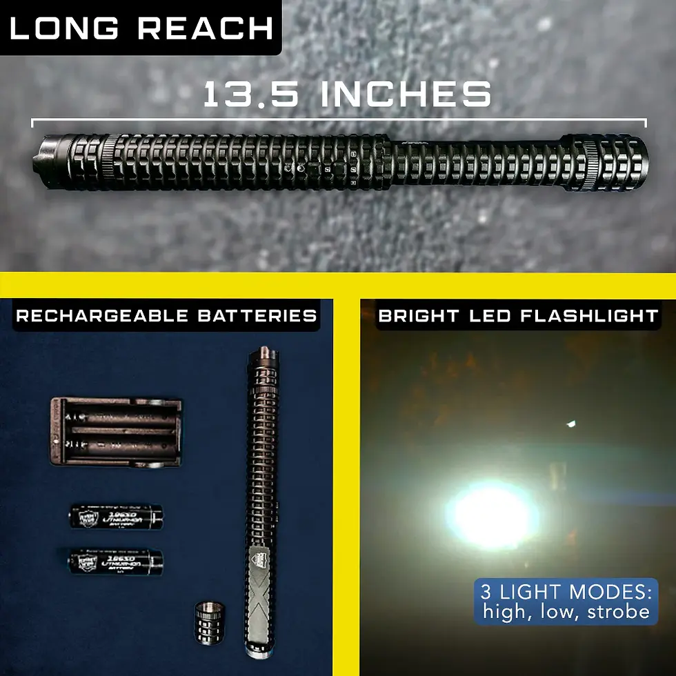 Thumbnail: Tactical 12,000,000* Stun Baton Flashlight
