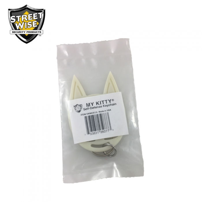 Thumbnail: Streetwise My Kitty Self-Defense Keychain Glow in the Dark