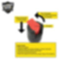 Thumbnail: Lab Certified Streetwise 18 Pepper Spray, 1/2 oz Safety Lock Key Ring