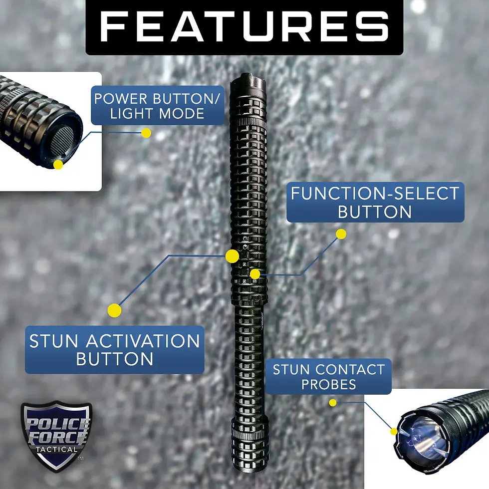 Thumbnail: Tactical 12,000,000* Stun Baton Flashlight