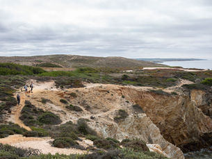 beautiful coastal hiking trail