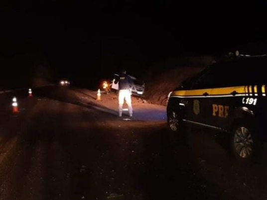 Foragido é capturado após causar acidente na BR-153, em Bagé