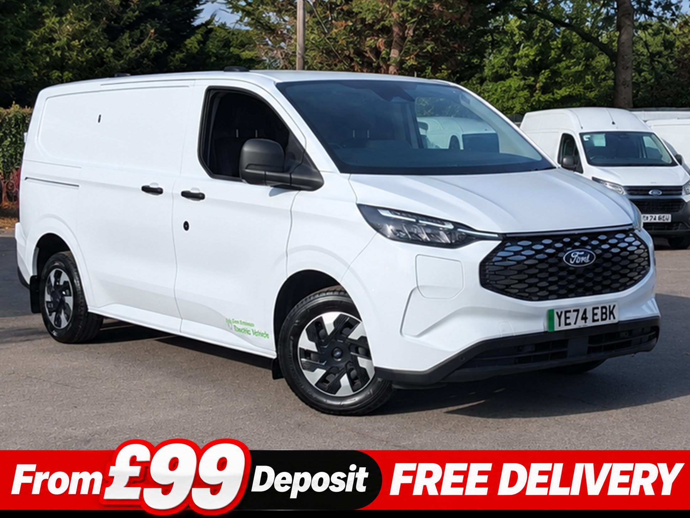 Ford E-Transit Custom 320 65kWh Trend YE74 EBK