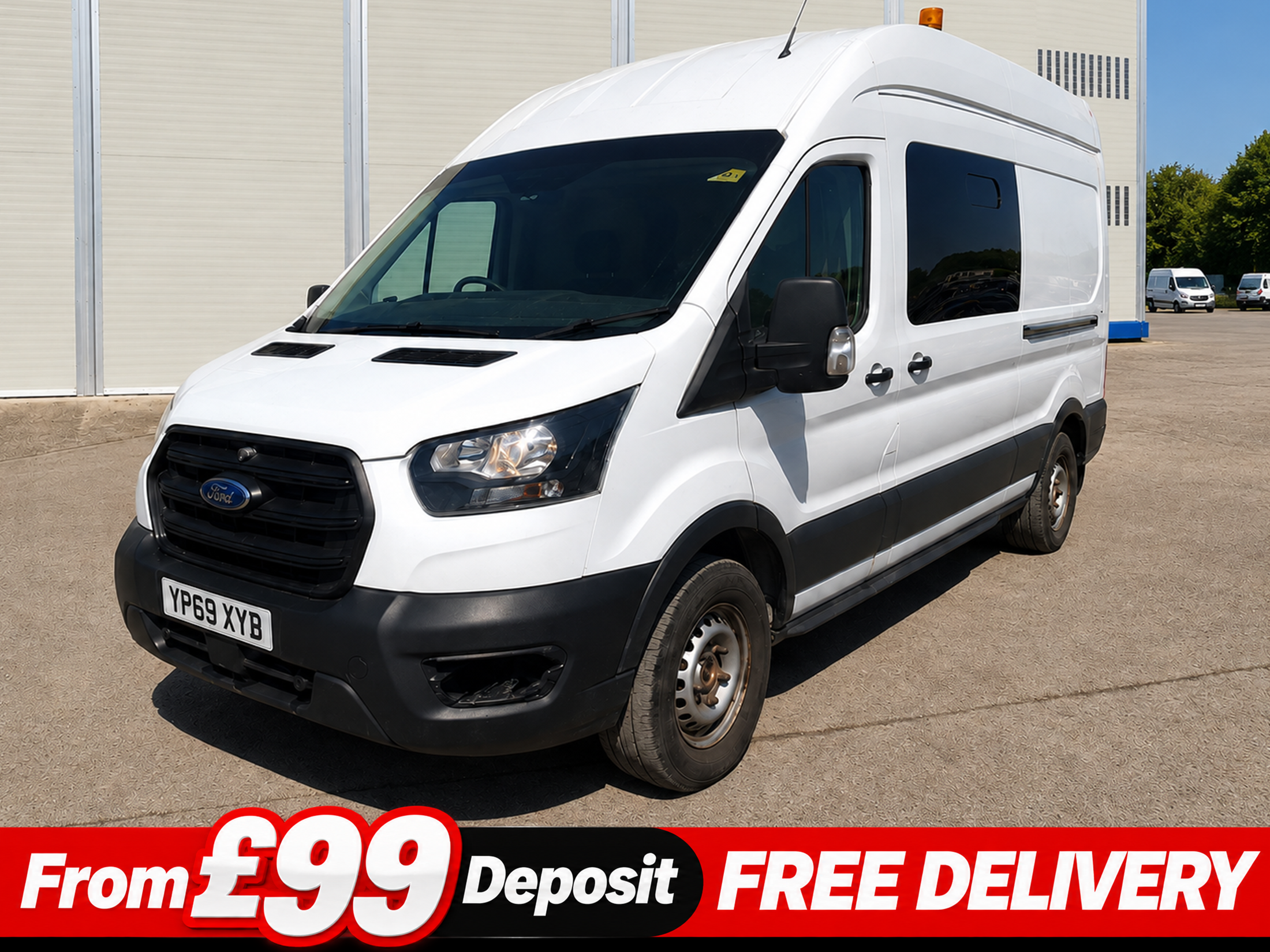 Ford Transit 2.0 350 EcoBlue Leader Panel Van 5dr Diesel Manual RWD L3 H3 Euro 6 (s/s) (130 ps) - Image 1